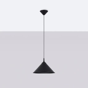 Sollux SL.1326 - Lampadario a sospensione con filo ZUMA 1xE27/15W/230V diametro 30 cm nero