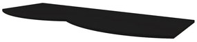 Top per lavabo Vague BADEN HAUS L 138 x H 1.6 x P 51 cm nero mdf