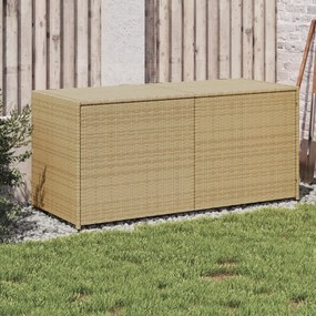 Contenitore Da Giardino Beige Misto 283l İn Polyrattan /