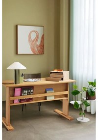 Tavolino da caffè in metallo con doppio ripiano 25x52 cm Platform - Hübsch