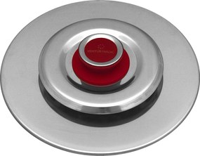 Coperchio Magico Antiodore Ø31 cm Ventur Magic in Acciaio Inox Pomolo in Bachelite Cooker Rosso...