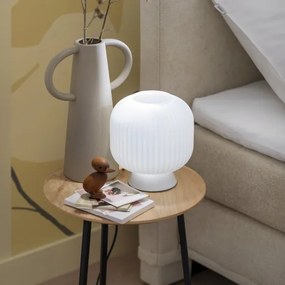 Schöner Wohnen 13573-16 - Lampada da tavolo NAMI 1xE27/25W/230V bianca