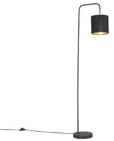 Lampada da terra moderna nera - Lofty