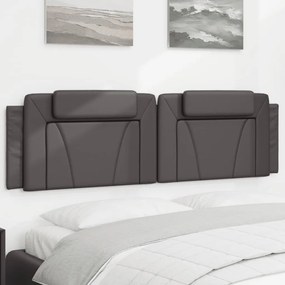 Cuscino Testiera Grigio 180 Cm İn Similpelle /