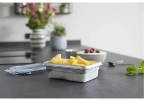 Tefal - Contenitore per alimenti 0,8 l MSEAL STEEL blu/acciaio inossidabile