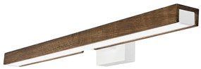 Brilagi-Illuminazione a LED per specchi da bagno WOODY MIRROR LED/12W/230V IP44 quercia/bianco