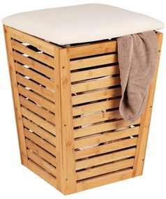 Cesto portabiancheria in bambù da 55 l Bambusa - Wenko