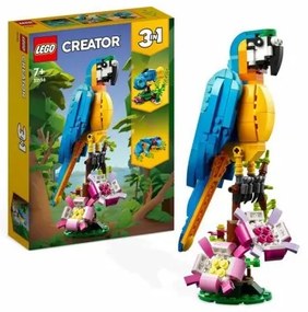 Playset Lego Creator 31136 Exotic parrot with frog and fish 3 in 1 253 Pezzi