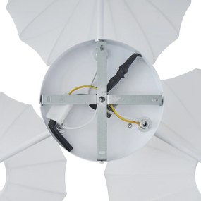 Plafoniera Japandi bianca a 3 luci - Multi Bida