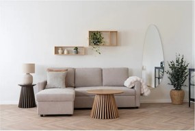 Coperta color crema in pelliccia finta 130x180 cm Galena – House Nordic