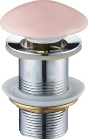 Mexen tappo clic-clac rotondo, ceramica opaca rosa - 79910-44