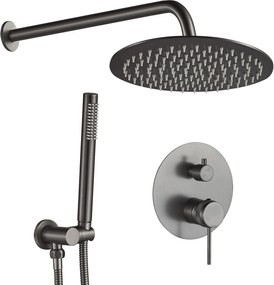 Set doccia da incasso Rea Lungo Grip Gun Grey + BOX