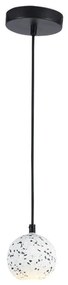 Lampada a Sospensione LED con Attacco G9 – Marmo, Nero