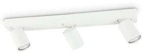 Lampada da soffitto rudy pl3 bianco