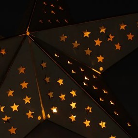 Brilagi - Decorazione natalizia a LED, stella 62x40 cm, alimentazione 3xAA