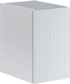 Estensione per mobile da bagno Opera 1 anta, cannettato laccato opaco bianco L30 x H50 x P45.5 cm