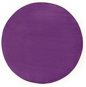 Tappeto rotondo viola scuro ø 133 cm Fancy - Hanse Home