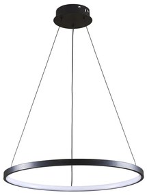 Lampadario LED a sospensione con filo LEA LED/20W/230V 4000K diametro 50 cm nero