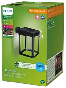Philips - Applique a LED solare con sensore CAMILL LED/1,4W/3,7V IP44