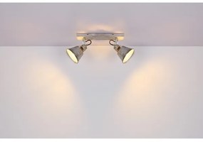 Globo 15366Z-2 - Faretto GÜNTHER 2xE27/60W/230V