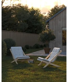 Sedia pieghevole Raw/Clay Brown Boogie - Karup Design