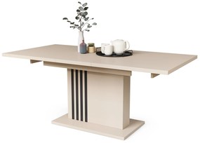 LEONEL Beige (Champagne) – TAVOLO MODERNO ALLUNGABILE FINO A 180 cm!