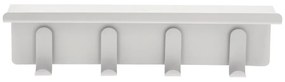 Attaccapanni da parete grigio chiaro in acciaio con scaffale 11,5 cm A-Hallway – Zone