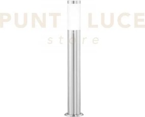 Paletto tokyo nikel 1 luce attacco e27 ip44 11,5x70cm in acciaio inox