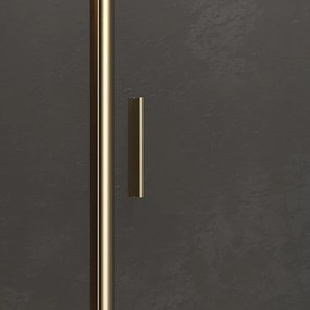 Box doccia angolare 90x140 oro opaco scorrevole | KE-4000G - KAMALU