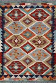 Kilim Tappeto 90 x 120 (Pakistan) Tessuto A Mano