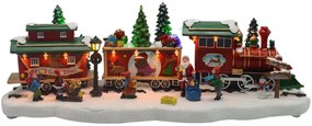 Villaggio di Natale Animato H 18 cm