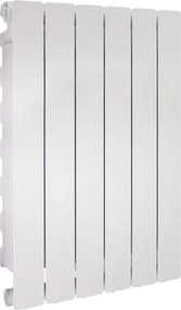 Termosifone in alluminio 6 elementi interasse 700 mm PRODIGE MODERN neutral white
