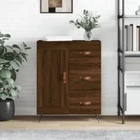 Credenza Rovere Marrone 69,5x34x90 cm in Legno Multistratocod mxl 129314