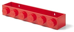 Mensola a muro rossa per bambini Sleek - LEGO®