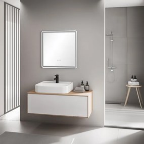 Brilagi - Specchio da bagno riscaldato con retroilluminazione LED dimmerabile BELLA LED/16W/230V 60x60 cm IP44