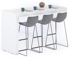 Penisola Evolution 180x60, Bianco Frassino