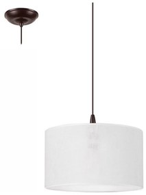 Lampadario LED a sospensione con filo NOEL 1xE27/60W/230V bianco