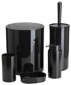 Set da bagno CARMEN 5 pz nero