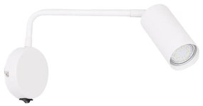 Lampada da parete in metallo bianco Tina - Candellux Lighting