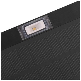 LED Proiettore solare con sensore di movimento LED/3,7V 1200mAh 4000K IP65 nero