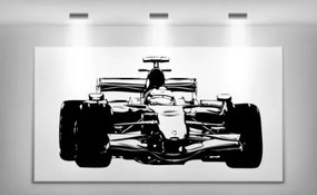 Adesivo da parete unico per la stanza degli studenti con Formula 1 60 x 120 cm