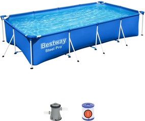 Piscina Steel Pro Frame Rettangolare 400X211X81 5.700Lt - Best Way