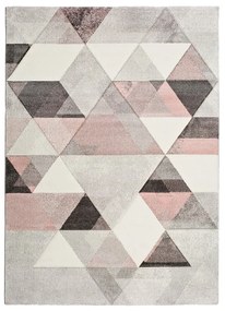 Tappeto grigio e rosa , 80 x 150 cm Pinky Dugaro - Universal