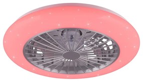 Plafoniera LED bianca Stralsund – Trio