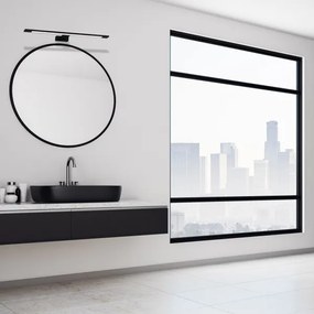 Illuminazione a LED per specchio da bagno SHINE LED/12W/230V 60 cm IP44 nero
