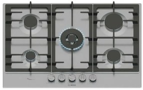 Bosch Serie 6 PCQ7A5I95 piano cottura Acciaio inox Da incasso Gas 5 Fornello (i)