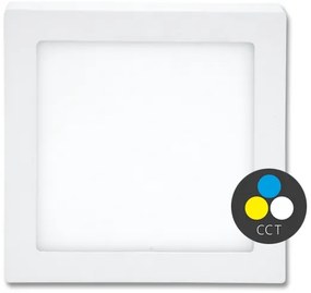 Ecolite LED-CSQ-CCT/12W/BI - Plafoniera LED RAFA 12W/230V bianco