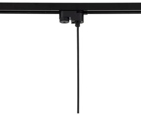 Lampadario su filo per sistema a binario TRACER 1xE27/15W/230V diametro 20 cm nero/marrone