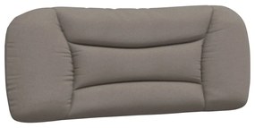 Cuscino testiera tortora 100 cm in tessuto