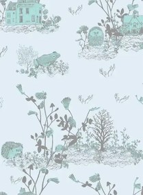 Sian Zeng Carta da parati Woodlands - Blue/ Green